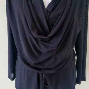 Black Wear to Work Shirt